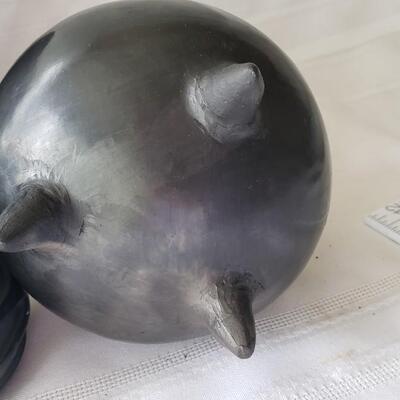 Black vase and candle holder collection