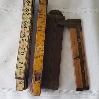 Vintage Ruler and calipers collection 