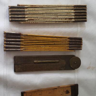 Vintage Ruler and calipers collection 