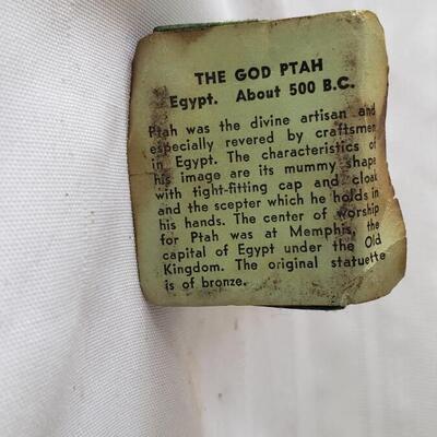 Vintage Ptah sculpture,  heavy 