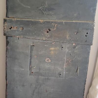 Large Antique wood sign Hazelton 