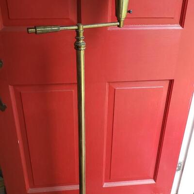 Heavy brass antique standing lamp