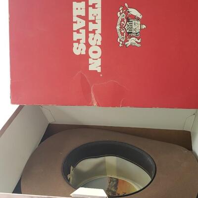 Stetson hat vintage never worn in box size 6 3/4 