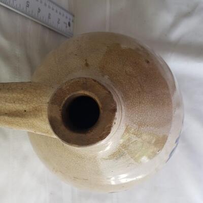 Stoneware jug with slip vesey st