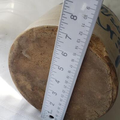 Stoneware jug with slip vesey st