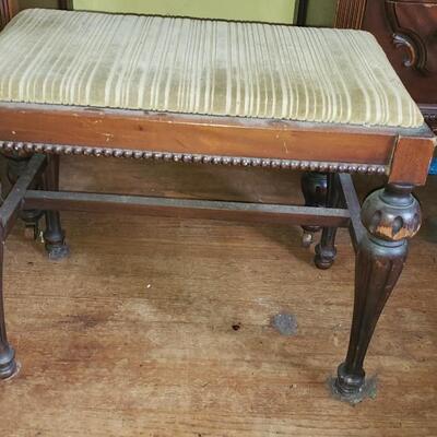 Antique make up dressing table with stool and mirror 