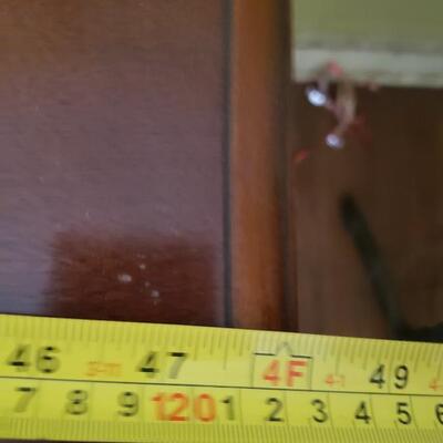 Antique dresser and mirror