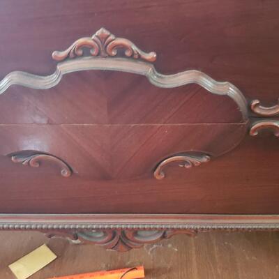 Antique dresser and mirror