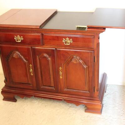 Lot 92 Lexington Wood Serving Buffet with Storage