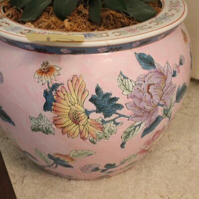 Lot 95 Faux Tree in Pink Porcelain Pot