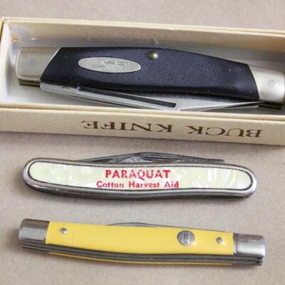 Lot 114 Three Small Pocket Knifes 