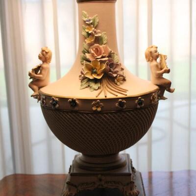 Lot 119 XL Angel Ceramic Lamp