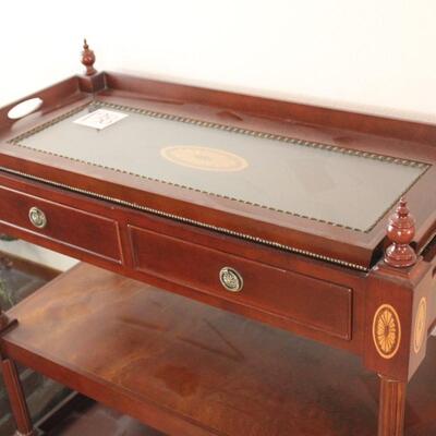 Lot 138 Mahogany Bar Cart w/ Removable Serving Tray