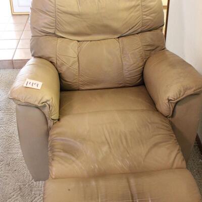 Lot 149 Leather Recliner - Well Loved
