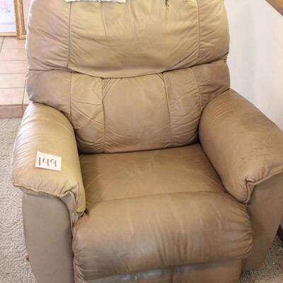 Lot 149 Leather Recliner - Well Loved