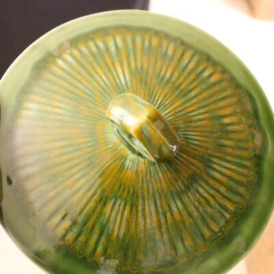 Lot 154 CA Pottery Sunflower Drip Glaze Casserole Crock