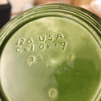 Lot 154 CA Pottery Sunflower Drip Glaze Casserole Crock