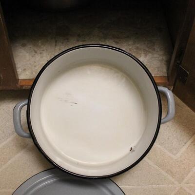 Lot 165 Enamel Cookware