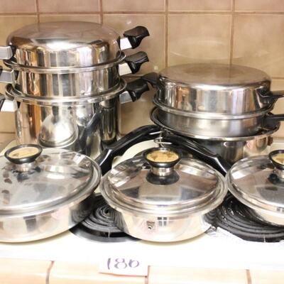 Lot 186 Cook-O-Matic Cookware Pots