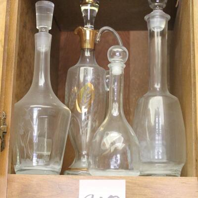 Lot 203 Decanters 