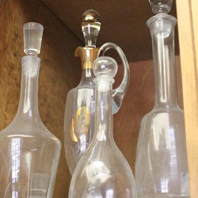 Lot 203 Decanters 