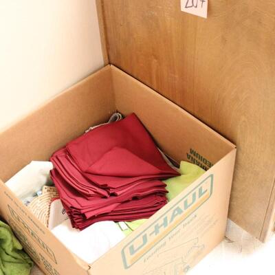 Lot 207 Box of Kitchen Linens