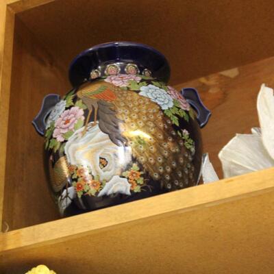 Lot 208 Cabinet of Flower Vases 