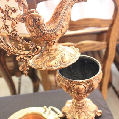 Lot 214 Copper DÃ©cor Plates & More 