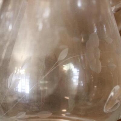 Lot 217 Glasses & Pitcher 