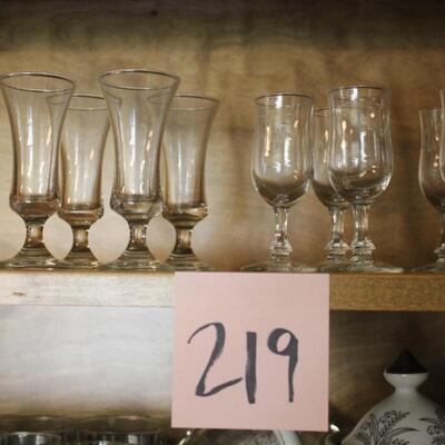Lot 219 Mini Glasses