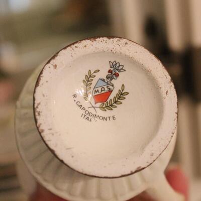 Lot 235 Capodimonte Italy & Porcelain Limoges Castel France 