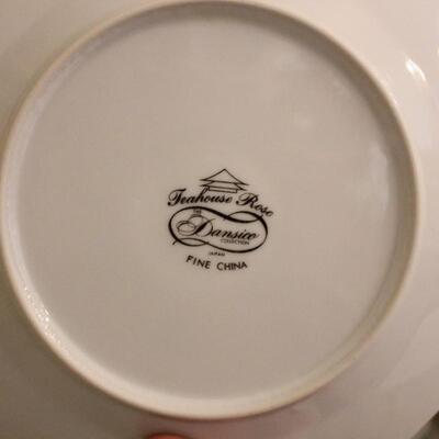 Lot 242 Teahouse Rose Fine China HUGE Set 