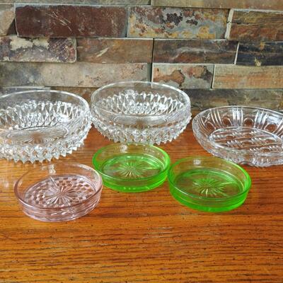 Glass coasters
