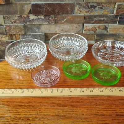 Glass coasters