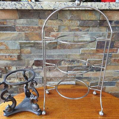 Candle holders/Three tier server 