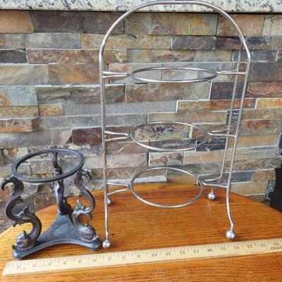 Candle holders/Three tier server 