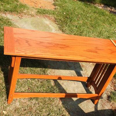 Mission Style Sofa table