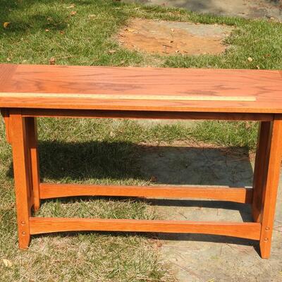 Mission Style Sofa table