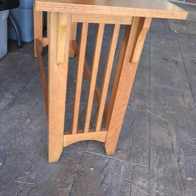 Mission Style Sofa table