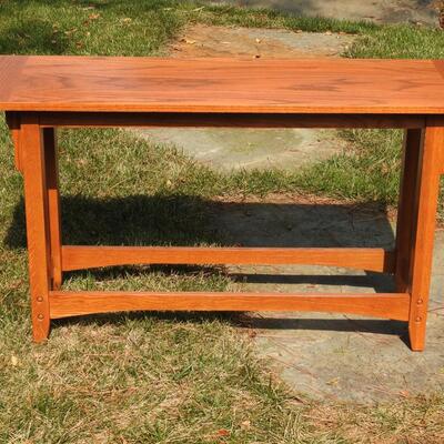 Mission Style Sofa table