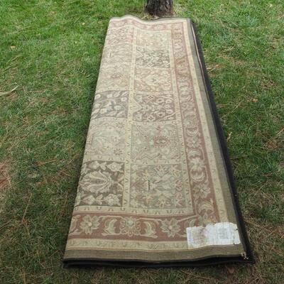 Large area wool rug