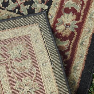 Large area wool rug