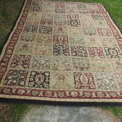 Large area wool rug