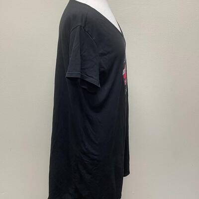 Black Cover Up Sleep Shirt Sleepwear Loungewear Dress Size L-XL