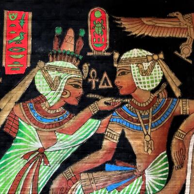 Handmade Papyrus Artwork