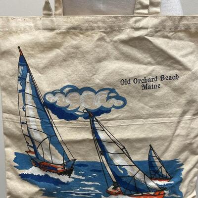 Old Orchard Beach Maine Tote Book Bag