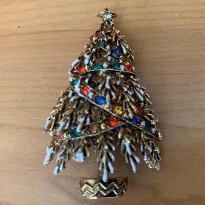 Christmas Tree Brooch
