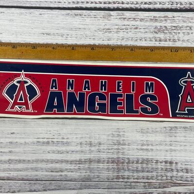Anaheim Angels Bumper Sticker Official MLB