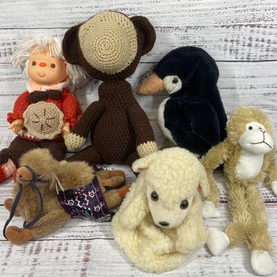 Stuffed Plush Animal Doll Collection Lot