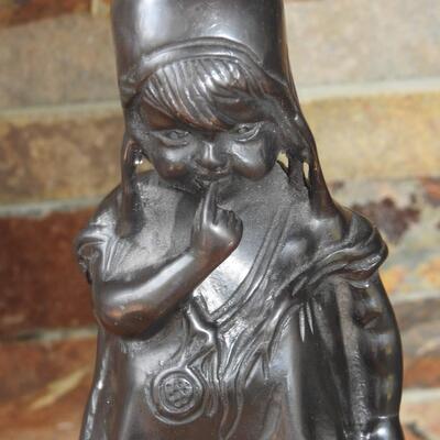 Little girl bronze, Juan Clara repro